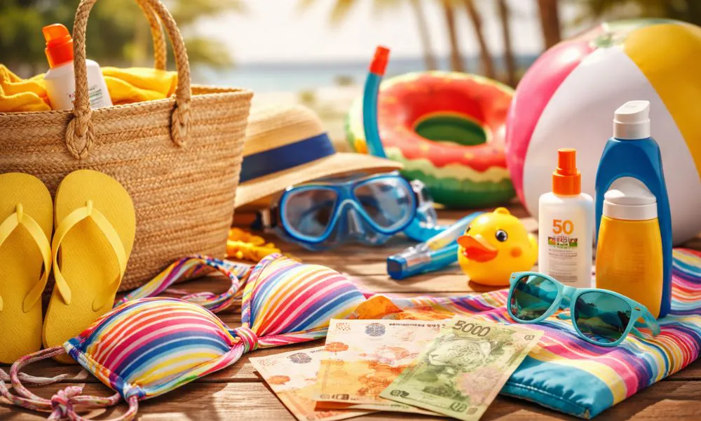 Canasta de verano. Imagen creada con IA generativa por #LA17