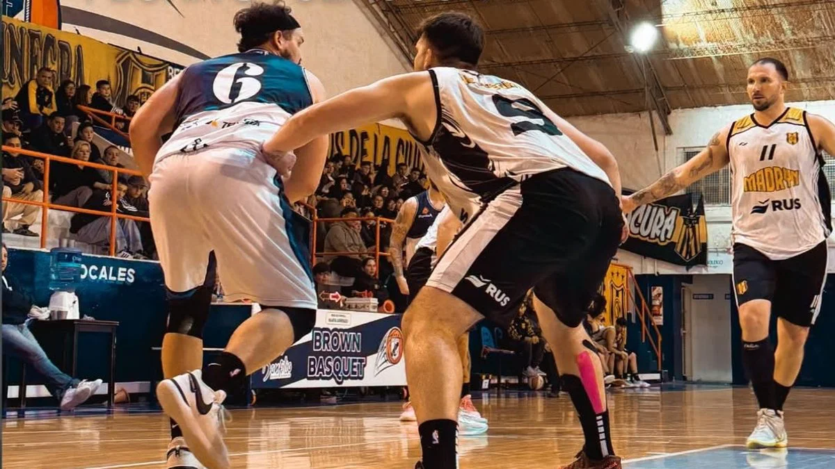 Deportivo Madryn ABECh. Foto Redes Basquet Guillermo Brown.
