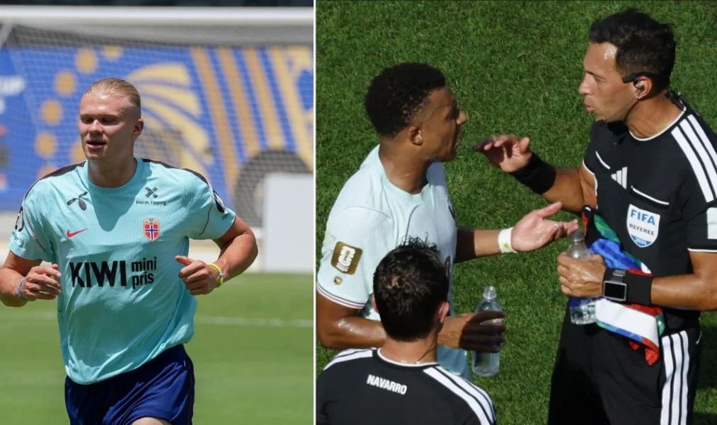 El delantero noruego expresó su descontento en redes sociales.