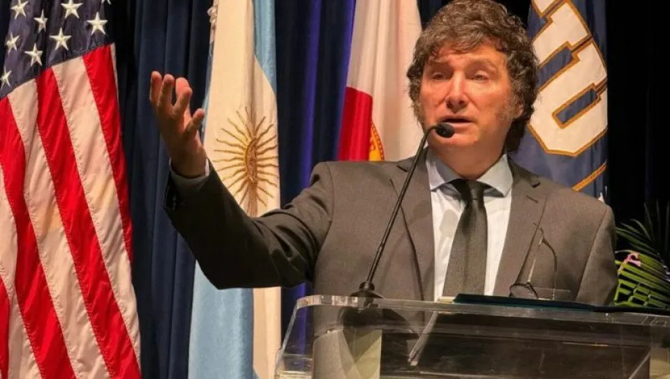 Javier Milei en Miami