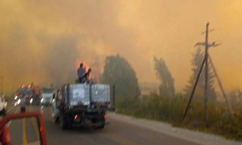 Incendio en El Bolsón