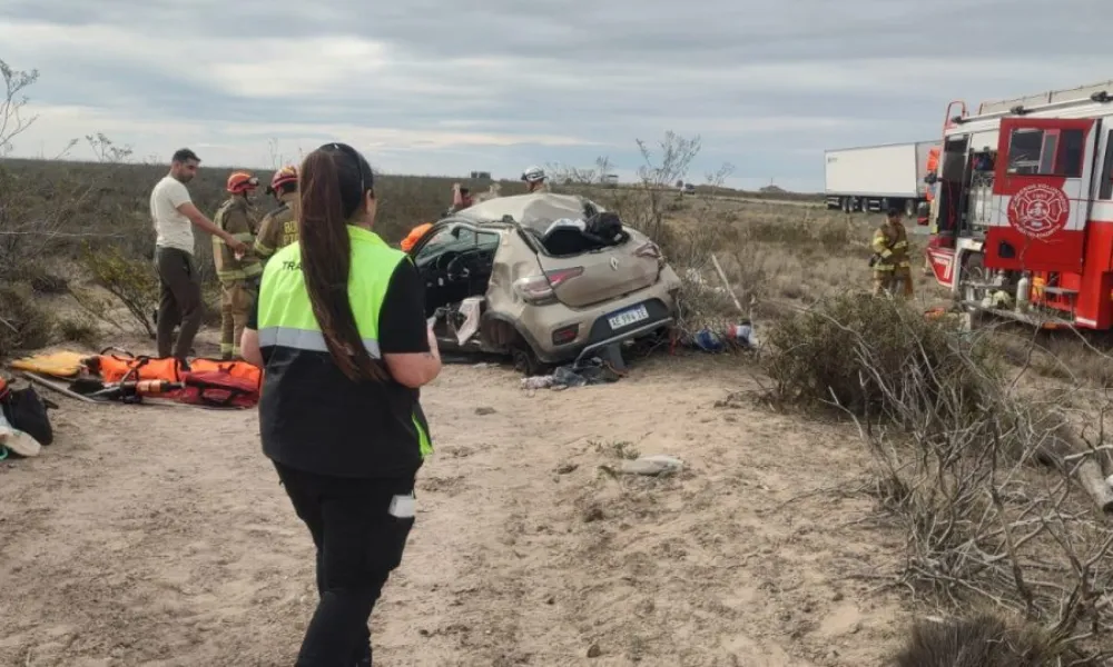 Vuelco en Ruta 3