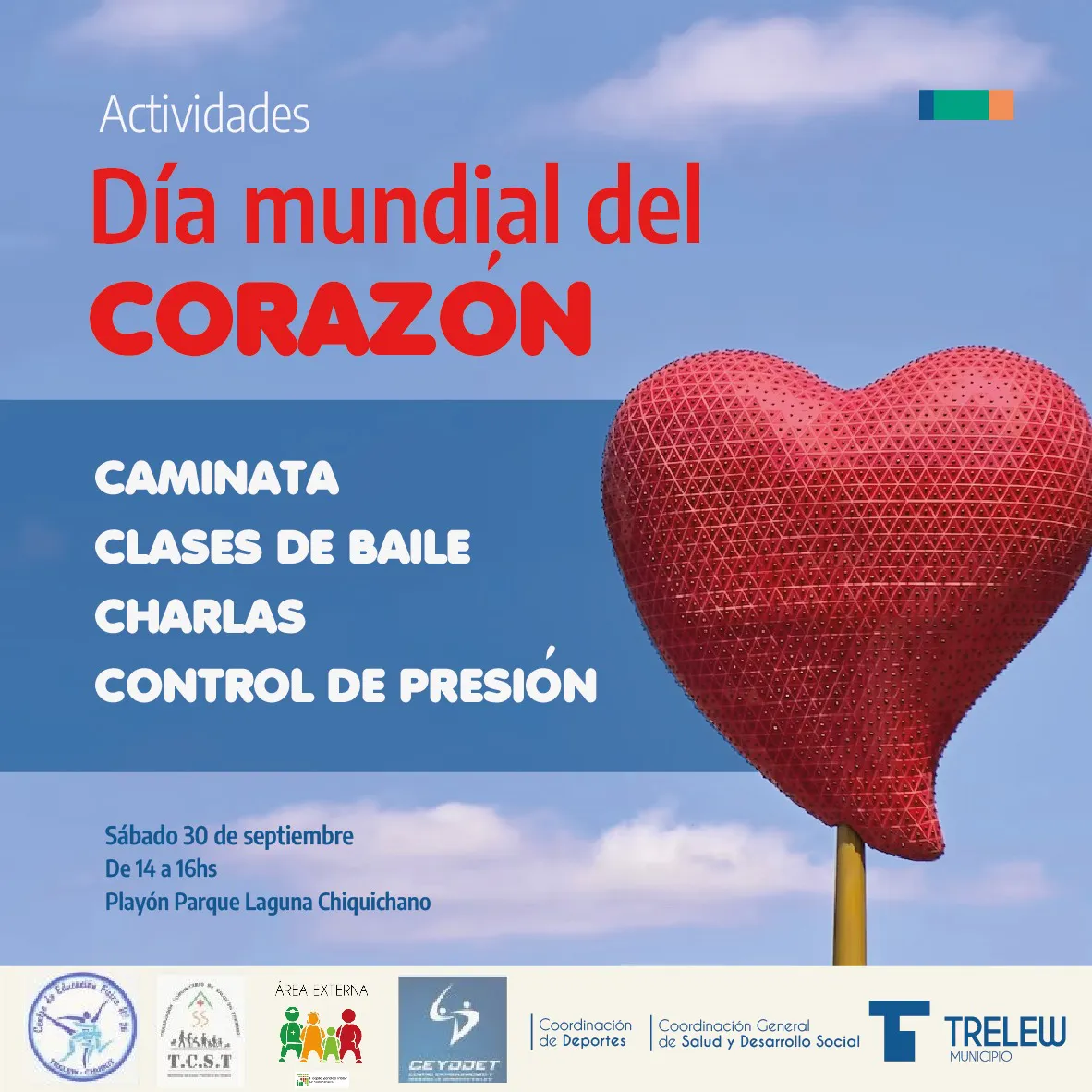 Dia mundial del corazón. trelew