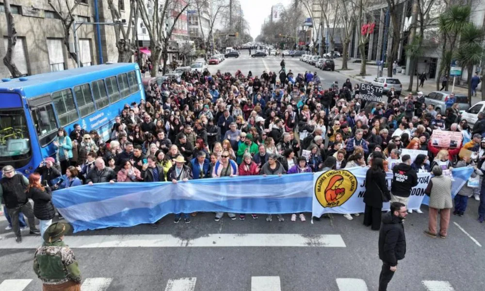 Manifestación Mar del Plata