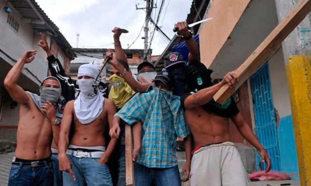 Jóvenes criminales en Colombia. Foto El Espectador