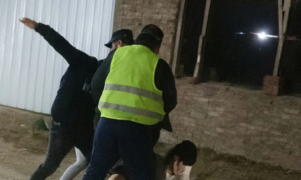 Linchamiento en Centenario imagen generada por LA17 desde una captura de video