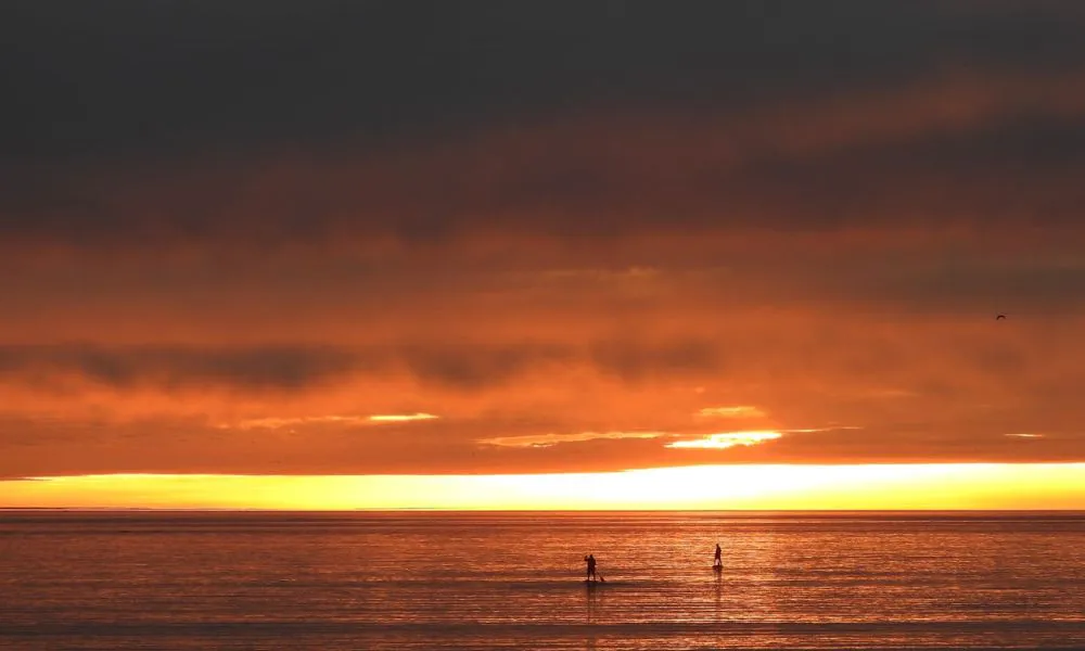 Amanecer en Puerto Madryn foto foto de Luis Pereira