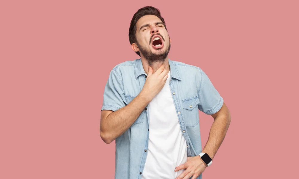 Dolor de Garganta imagen ilustrativa fuente Freepik