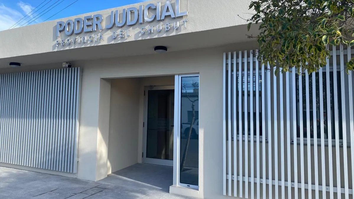 Nuevo edificio del juzgado de familia en Rawson