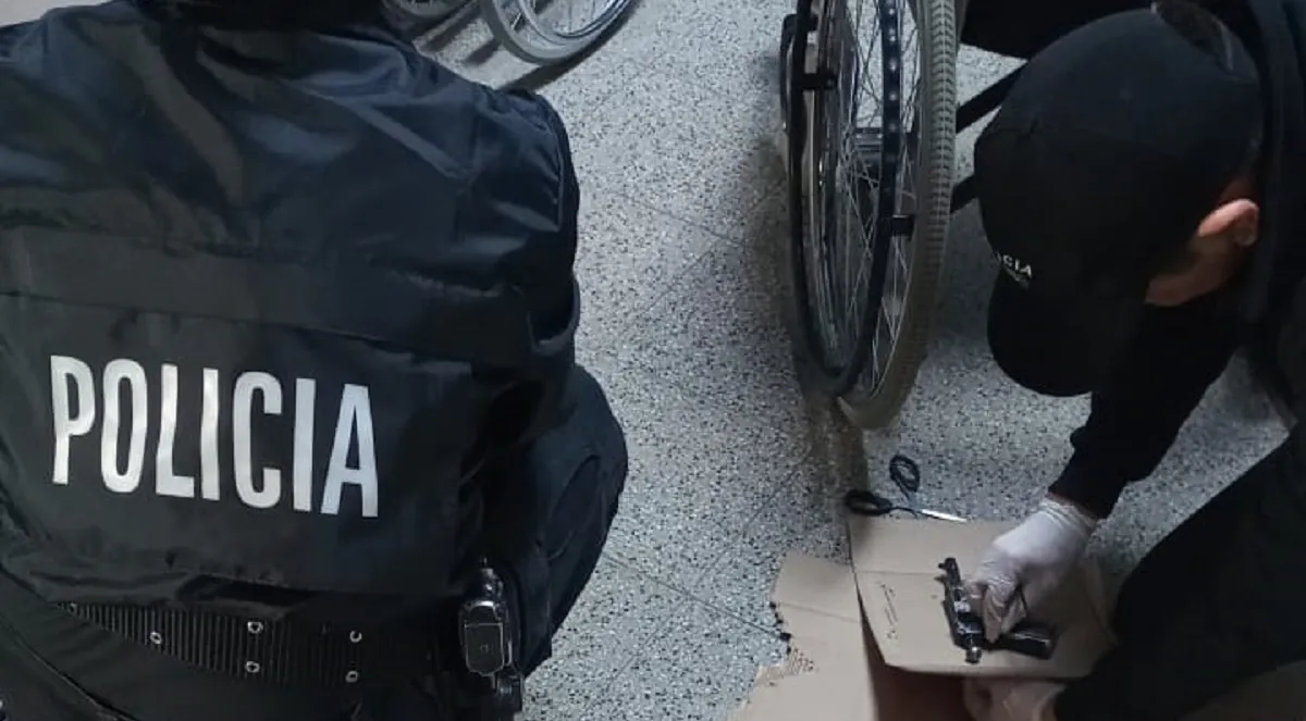 Secuestro del arma en el Hospital